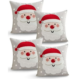 Genérico - Pack De 4 Fundas De Cojin Para Navidad K3
