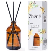 Difusores De Varillas Zheng Bruna Serie 80 Ml Aromas Ambienta Helado De Vainilla Aromatizador