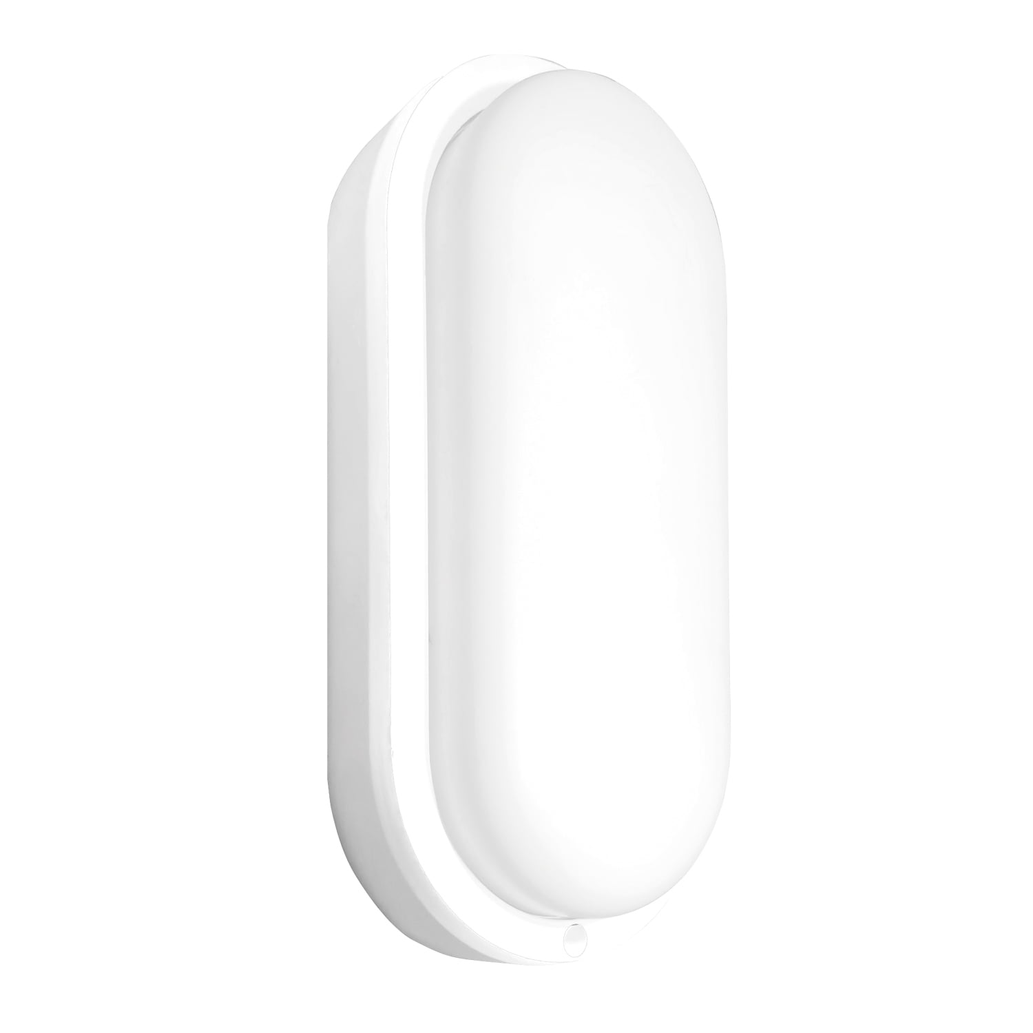 Macrotel - Plafón Exterior Ovalado 12w Luz Fría