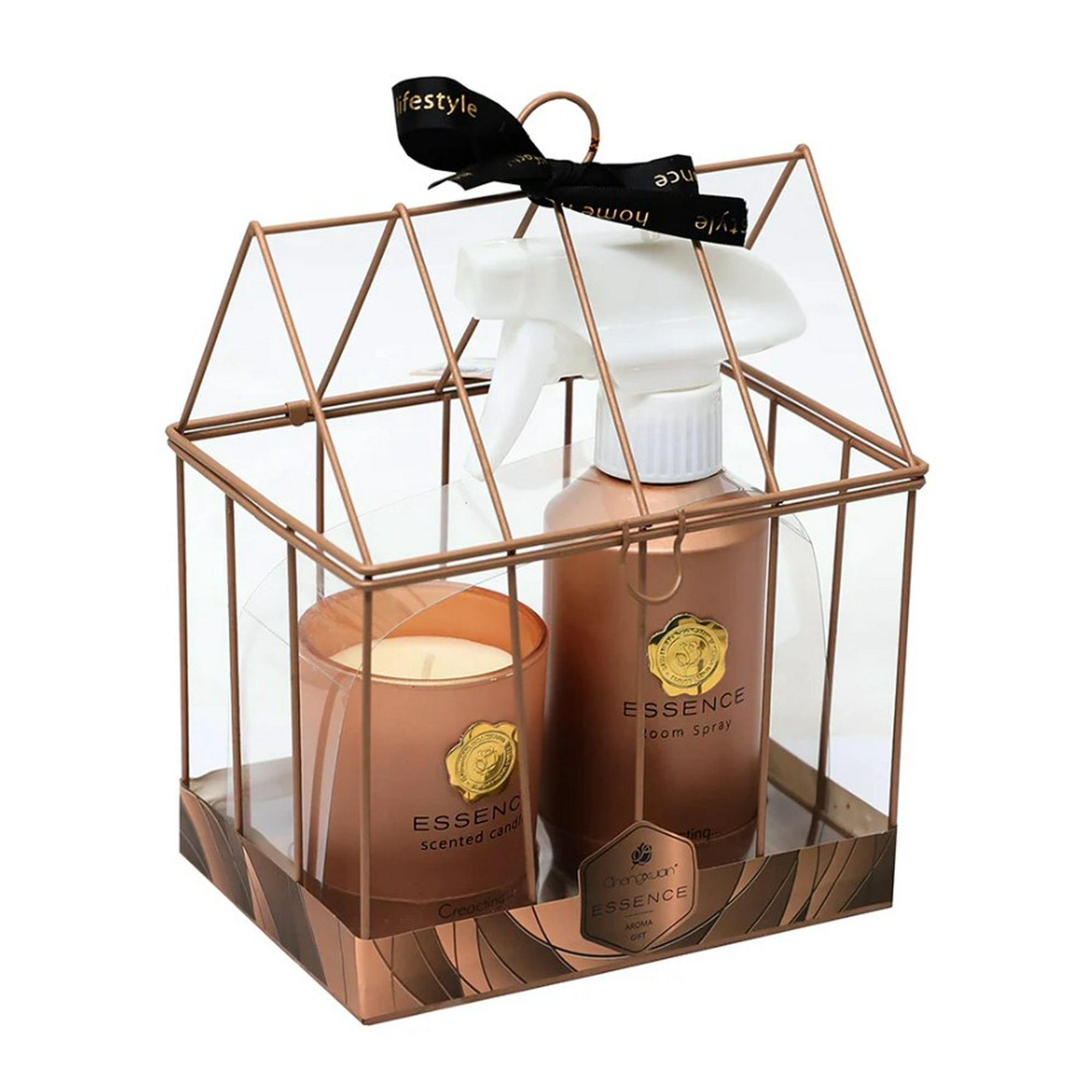 Decostilo - Aromatizador Para El Hogar: Vela + Spray De Fragancia