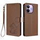 thumbnail image 1 of Funda de Gato tipo Libro para Xiaomi Redmi Note 17 Pro 5G, Marrón, 1 of 6