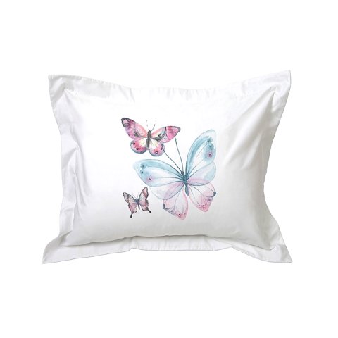 Tuyo Print - Funda De Almohada - - Mariposas Rosadas