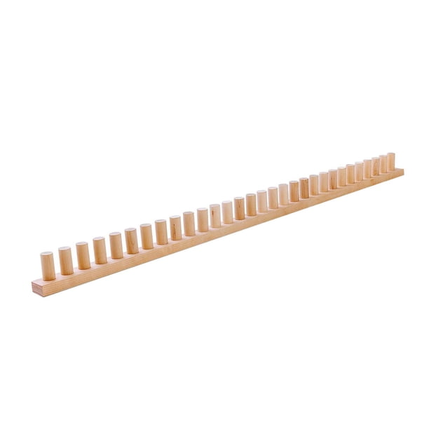 Marco de tejido para mantas caseras, tamaño ajustable, decoración del hogar, marco de clavijas de madera resistente, artesanía de hilo, apto para prin