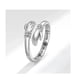 thumbnail image 5 of Anillo Abrazo Plata real Sterlina 925 abrazo amor/ 10, 5 of 5