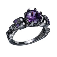 Magideal - Accesorios De Joyería Ahuecados Negros De Cobre Para Cumpleaños, Cosplay, Disfraz Y Navidad. Sg