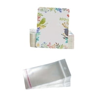 Ioensy - 50 Tarjetas De Exhibición De Aretes Para Empaquetar Collares, Aretes, Pulseras C