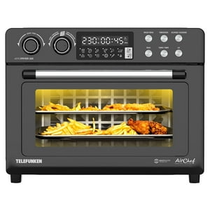 Telefunken - Horno Freidora De Aire 32Lts Aerofryer 320 Negro