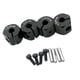 thumbnail image 3 of 4x RC Hex Wheel Hubs Adaptador De Transmisión Para SCX10 CC01 1/10 RC Car 10mm Negro, 3 of 5