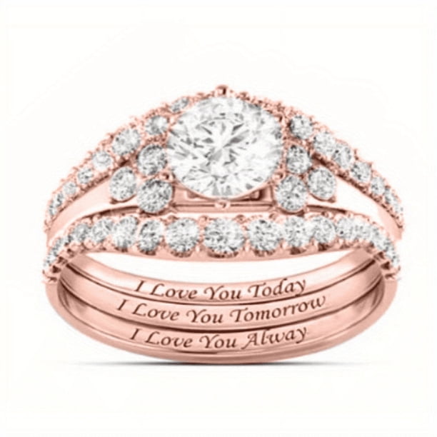 Elegant Zircon Ring for Women - Perfect Engagement or Wedding Ring