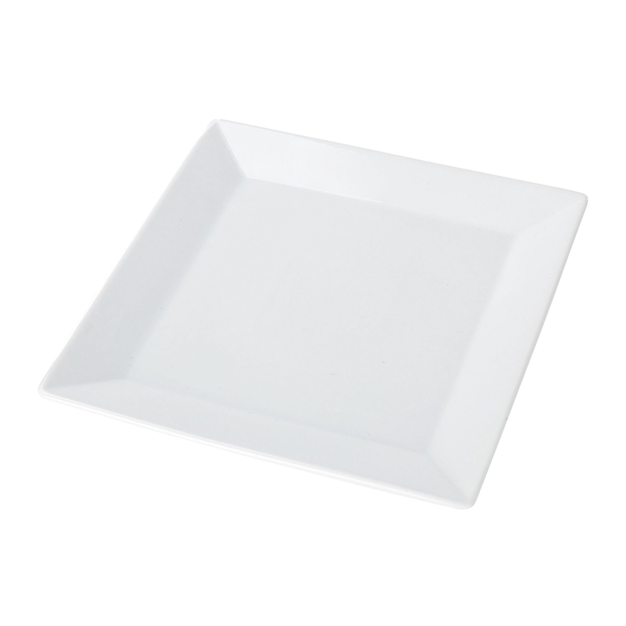 Plato Cuadrado Mediano Granel 1 Pieza Blanco Loza 1 Un Mainstays