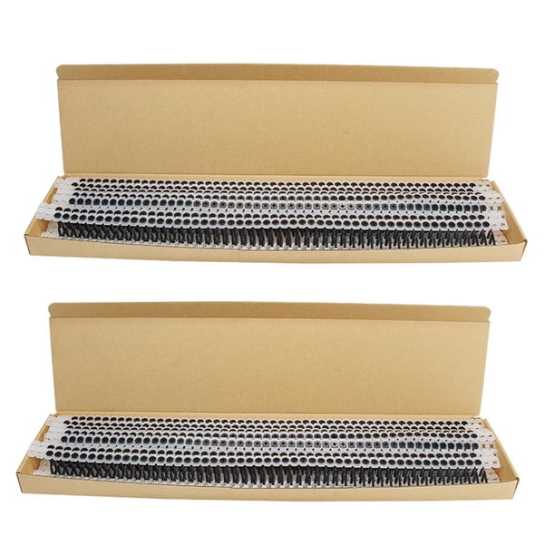 Tornillos para paneles de yeso en tiras, alimentación automática de 25 mm x 3,5 mm, resistentes, convenientes para carpintería de construcción, cadena , 40 tiras 2000 40 tiras 2000 piezas