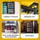 thumbnail image 4 of Organizador de almacenamiento IRIS USA de plástico con 3 cajones, paquete de 2, negro, 4 of 9