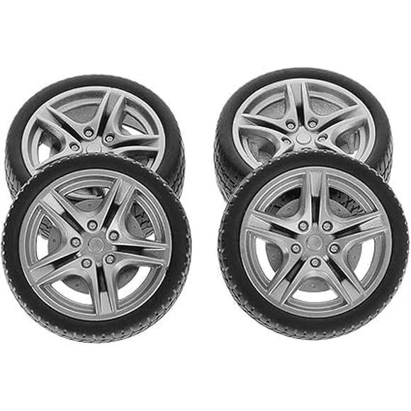 Ruedas Goma GANPUB 48mm Set 4 para Auto RC DIY