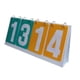 thumbnail image 2 of 4 Dígitos Flip Score Board Juego Grande Para Pelota De Tenis Baloncesto Voleibol Amarillo Verde, 2 of 5