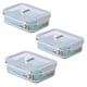 thumbnail image 1 of Pack 3 Contenedores Vidrio Hermetico Rect 1000mL Glasslock, 1 of 2