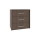 thumbnail image 1 of Comoda 3 Cajones 82,1x80x52,3 Cm Café Y Negro, 1 of 3