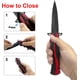 thumbnail image 5 of Navaja plegable de bolsillo con clip, hoja de acero inoxidable 3Cr13, cuchillo de supervivencia para acampar al aire libre, cazar y hacer senderismo., 5 of 5