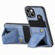 thumbnail image 3 of Funda Resistente para iPhone 15 Plus con Tarjetero y Soporte, Diseño Magnético Azul, 3 of 5