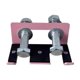 thumbnail image 2 of Soporte Para Barra De Sentadillas, Accesorio Vertical Para Rack, Colgador Doble Para Barra, Color Rosa, 2 of 5