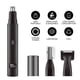 thumbnail image 3 of Nariz y oído Trimmer de pelo para hombres - cepilla recargable afeitador de cara - clippers de pelo nasal 3 en 1 sin dolor ceja cabello facial barba afeitadora para quemaduras laterales dobl, 3 of 3