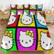 thumbnail image 2 of Hello Kitty Bedding Set for Girls Kids Teen Tween Ultra Soft Microfiber Comforter Set Twin Size with 3-Pieces Comforters Bed Sets Bedroom Decor Bed Sheets, 2 of 5