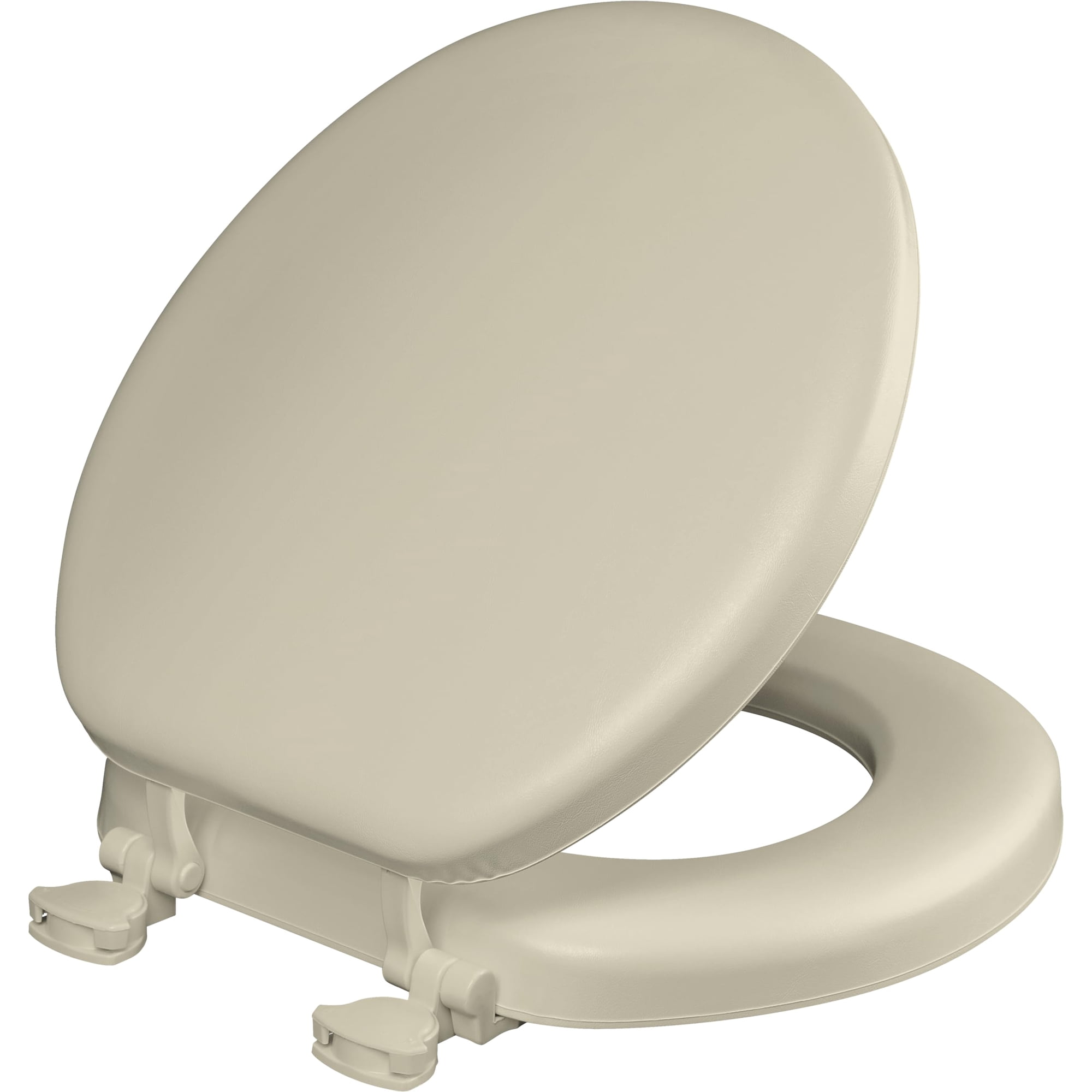 Asiento De Inodoro Mayfair, Acolchado, Acolchado, De Vinilo Suave Sobre Madera