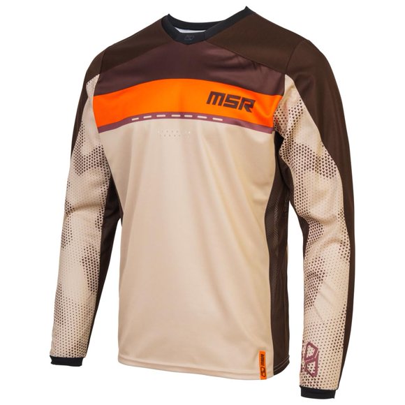 CAMISETA MSR Legend Talla M Marrón Offroad MTB