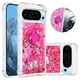 thumbnail image 1 of Funda Para Google Pixel 9/9 Pro Con Brillo Líquido, Protección Completa Y Soporte De Anillo Giratorio, 1 of 4