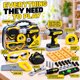 thumbnail image 3 of Set de herramientas TOMLEON Yellow Tools con taladro eléctrico, 3 of 3