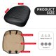 thumbnail image 2 of Funda de Asiento de Coche BEITK Cuero Negro - 1 Unidad, 2 of 6