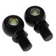 thumbnail image 3 of 1 Par De Adaptadores De Ojo, Extremo De Ojo Para Motocicleta, Scooter, Amortiguador De 12 Mm, Negro, 3 of 5