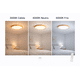 thumbnail image 3 of Plafón LED Redondo Konnergie 72W Madera Clara 40cm 3 Tonos con Control, 3 of 10