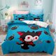 thumbnail image 1 of Duve-t cove-r b-oys kids B-Edding set comforter-cover-microfiber-decor with A-sense of -3D print-T 3 piece set quilt C-over wit-h zipper-er clo-sure soft twin, 1 of 5