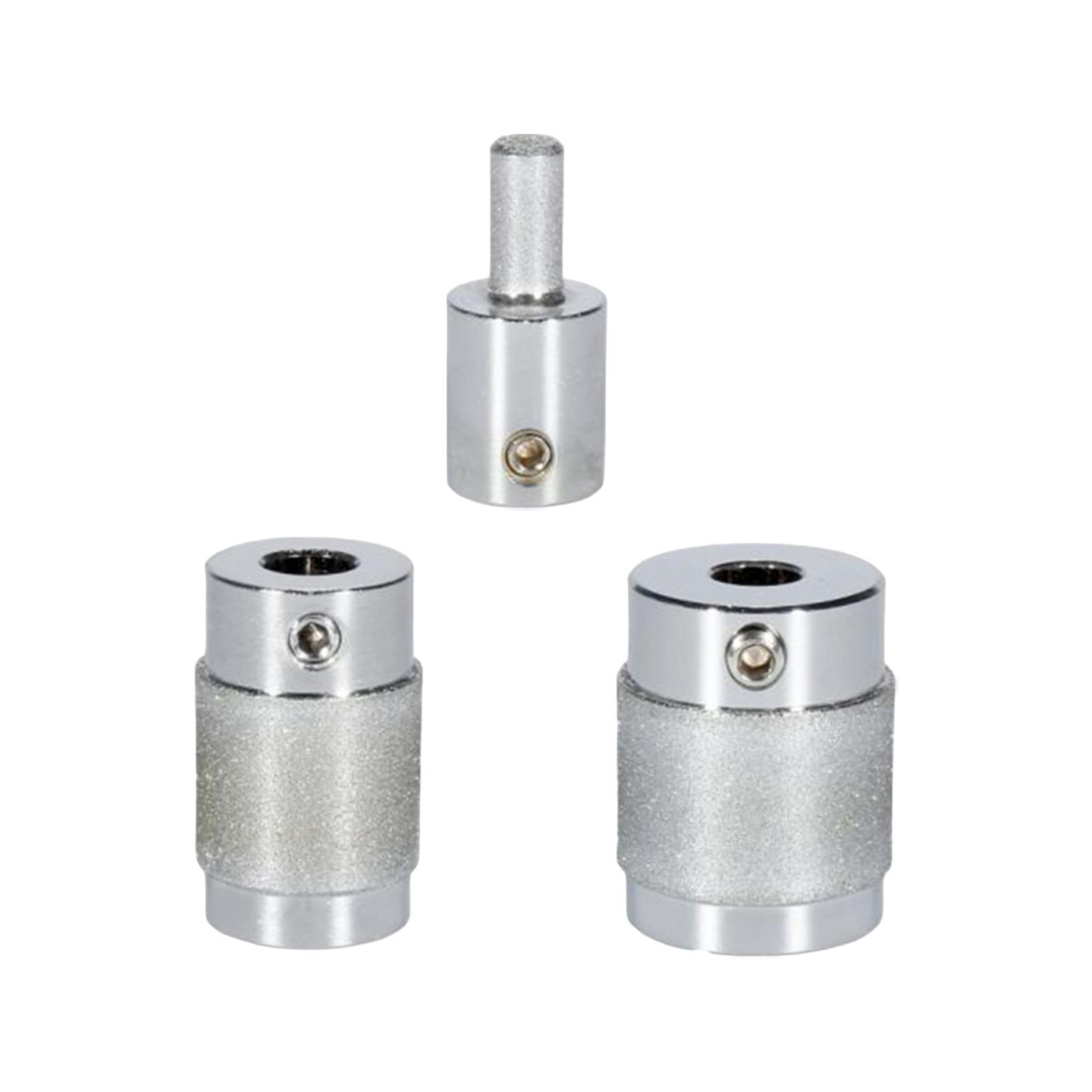 Magideal - Brocas De Diamante Fino Para Amoladoras Profesionales, Cabezales De Amoladora De Diamante, 3 Tamaños, Juego De Muelas De Amoladora Decorativas Fáciles Estilo A