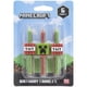 thumbnail image 4 of Cake Candles DecoPac Minecraft Birthday 6 a rayas rojas y verdes, 4 of 6