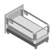 thumbnail image 1 of 3 Barandas+ soporte de cabecera Para Cama Full 137x200x200 cm Gris Altura colchón hasta 38 cm, 1 of 16