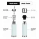 thumbnail image 4 of Termo Mate Acero Inoxidable 2en1 Botella Termica Tawo 750 Ml Celeste, 4 of 9