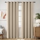 thumbnail image 1 of Cortinas Blackout Joydeco Térmicas Aislantes 230x229 cm Beige, 1 of 9