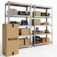 Klac Tools Market - Pack 2 Estante Rack Metalico 180X90X40 Repisa Galvanizado