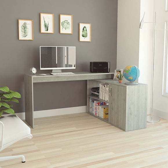 Escritorio En L 1 Puerta Office W-151 Ceniza