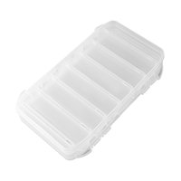 Ioensy - Caja De Señuelo De Doble Cara Con Caja De Aparejos Multipropósito Resistente Al Agua Transparente 19.5X11.5X3.5Cm