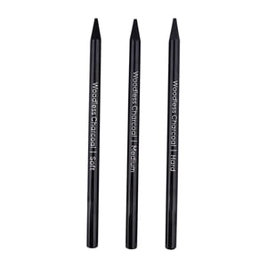 Bothyi - Lápices De Carbón, Suministros De Pintura Artística, Lápices Para Cajones, Artistas, Adolescentes, Color Negro, 3 Uds.