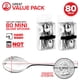 thumbnail image 2 of Cucharas mini plateadas de 10 cm – paquete de 80 unidades – Stock Your Home, 2 of 7