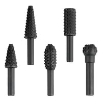 Genérica - Set 5 Fresas Rotativas Madera Metal, Taladro Y Dremel, Lima