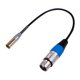 thumbnail image 3 of Cable De Audio Mini XLR Macho A XLR Hembra De 3 Pines Para Micrófonos Y Mezcladores De 0,3 M, 3 of 5