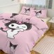 thumbnail image 2 of Kuromi Duvet Cover Set 3 Piece Bedding Set Double Sided Printing Decorative Comforter Cover Set, 2 of 5