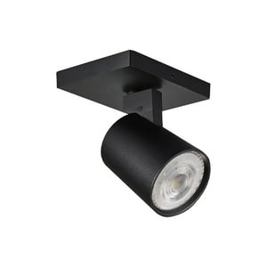 Hb Led - Foco Spot Led Track Light 1Xgu10 Negro Incluye Ampolleta Cálida