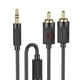 thumbnail image 2 of Cable Auxiliar RCA A Jack 3.5mm HOCO UPA28 Audio Estéreo Hi-Fi, 2 of 4