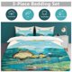 thumbnail image 5 of x114 My Neighbor Totoro Bed Duvet Cover Microfiber Bedding Sets 3D Printed Lightweight 3 Piece Comforter Sets, 1 Duvet Cover And 2 Pillow Shams for Kids Boys Girls 79"x90" jn114, 5 of 5