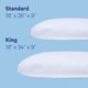thumbnail image 5 of Almohada Casper Sleep Original King Size, 100% algodón, color blanco, 5 of 8